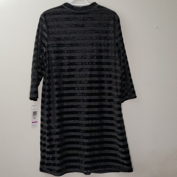 Tiana B. Silver and Black Tunic Dress Size XL - Picture 2 of 7